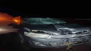 Karamanda otomobilin çarptığı yaya hayatını kaybetti