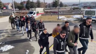 Karaman'da Uyuşturucu Operasyonunda 10 zanlı tutuklandı