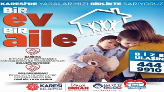 Karesi Belediyesinden ‘bir ev bir aile kampanyası