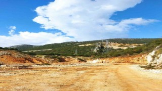 Kaş Bayındır yolunda genişletme çalışması
