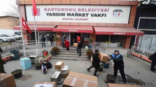 Kastamonu Belediyesinden deprem bölgelerine yardım