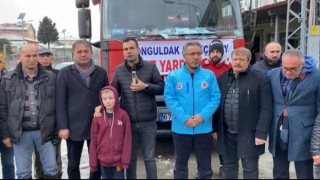 Kaymakam Aslan, “Sadece malzemelerle değil dualarımızla beraberiz”