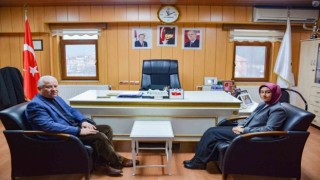 Kaymakam Güneşten Başkan Çaylıya iade-i ziyaret