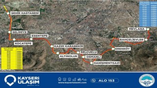 Kayseri Büyükşehir ulaşım ağını genişletiyor