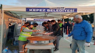 Kepezin 8 Sahra Mutfağından günde 30 bin kişiye sıcak yemek