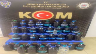 Keşanda sahte içki ele geçirildi