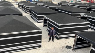 Kıl çadırlardan oluşan Çadırkentin kurulumu tamamlandı