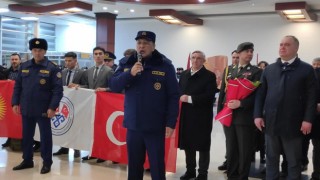 Kırgız arama-kurtarma ekibi ülkesine döndü