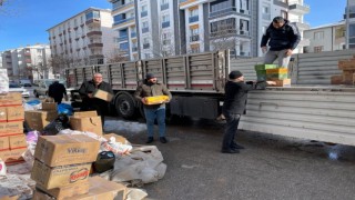 Kırşehir Esnaf Odalarından afet bölgesine destek tırları yola çıktı