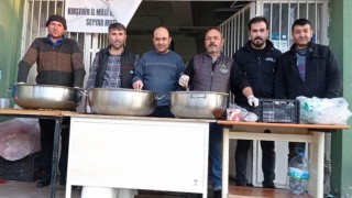 Kırşehirin gönüllü seyyar mutfak ekibi Hatayda çalışmalarını sürdürüyor