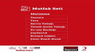 Kızılay bölgede ihtiyaç duyulan malzemelerin listesini yeniledi