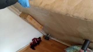 Konyada baskın yapılan evdeki yatağın altından uyuşturucu çıktı