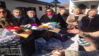 Köyceğizli elsanatları kursiyerlerinden depremzedelere ısıtan destek