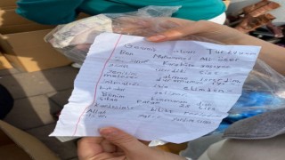 Küçük çocuktan deprem bölgesine ağlatan mektup