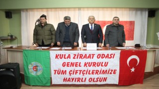 Kula Ziraat Odasında Başkan Topal güven tazeledi