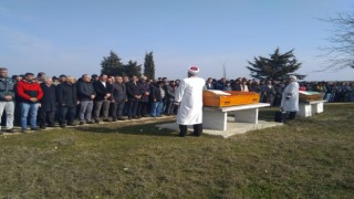 Kumderede silahlı saldırıya uğrayan muhtar ve akrabası toprağa verildi