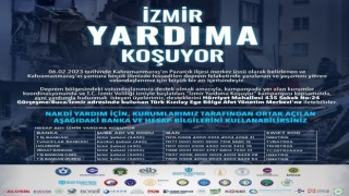 Kurumlar birleşti, “İzmir Yardıma Koşuyor” kampanyası başladı