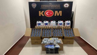 Kuşadasında kaçak içki operasyonu