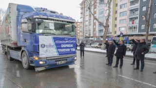 Kütahya Belediyesi 16. tırı uğurlandı