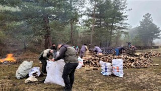 Kütahya OBM deprem bölgesine bin 625 ton yakacak odun gönderdi