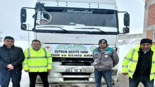 Kütahya OBM deprem bölgesine iş makinesi ve personel gönderdi