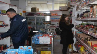 Lapseki Belediyesi Zabıta ekipleri marketlerde fiyat ve etiket denetimi yaptı