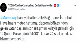 Marmaray ve İstanbul Havalimanı metro hattı 24 saat aralıksız hizmet verecek