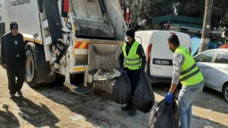 Marmaris temizlik ekipleri afet bölgesinde canla başla çalışıyor