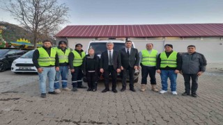 Marmaristen deprem bölgesine temizlik desteği
