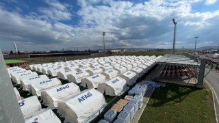Mehmetçik Kahramanmaraşta 500 çadır kurulumunu daha tamamladı