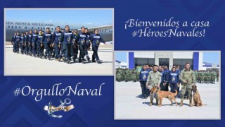 Meksikalı kurtarma ekipleri ülkelerine ulaştı