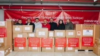 Mindray, deprem nedeniyle tıbbi ekipmanlar bağışladığını açıkladı