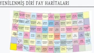 MTA yenilenmiş diri fay haritalarını yayınladı