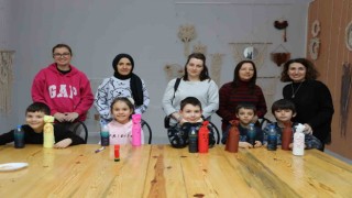 Mudanyalı çocuklar yarıyıl tatilinde sanatla buluştu