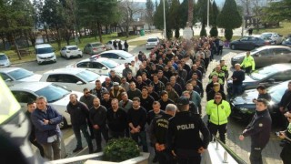 Muğla İl Emniyet Müdürlüğünden 150 personel deprem bölgesine uğurlandı