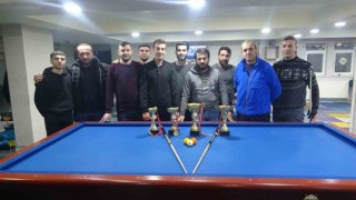 Muşta depremzedeler yararına bilardo turnuvası düzenlendi