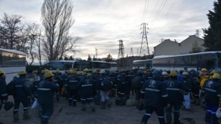 Nallıhanda madencilerden deprem bölgesine yardım eli