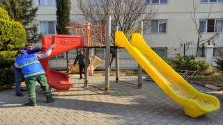 Nazilli Belediyesinden depremzede çocuklar için oyun parkı