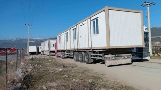 Nurdağında konteyner kent çalışmaları hız kazandı