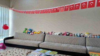 Öğrenci yurtlarında depremzede çocuklar için oyun odası hazırlandı