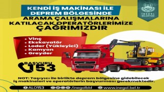 Operatör ve iş makinası sahiplerine yardım çağrısı