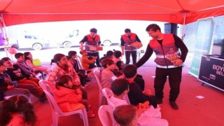 Ordu Büyükşehir Belediyesi depremzede çocuklar için aktivite alanları oluşturdu
