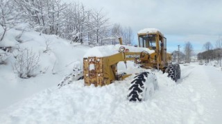 Orduda karla kapanan 197 mahalle yolu ulaşıma açıldı