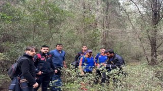 Ormanlık alanda kayboldu, bulan ekiplere ilk sözü Kusura bakmayın oldu