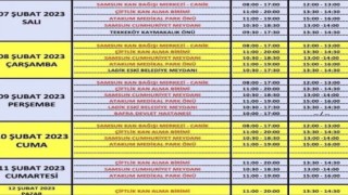 Orta Karadenizden deprem bölgesine bin 394 ünite kan