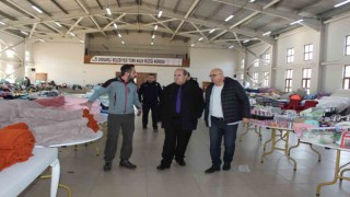 Osmanelide depremzedeler için sosyal market hizmete girdi
