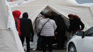 Osmaniyede depremzedeler çadırlara yerleşmeye başladı