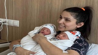Osmaniyeden Ankaraya gelen depremzede ikiz doğum yaptı
