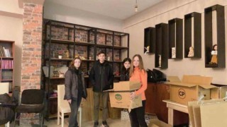 Özel eğitim öğrencileri deprem bölgesi için yapılan hazırlıklara yardım etti