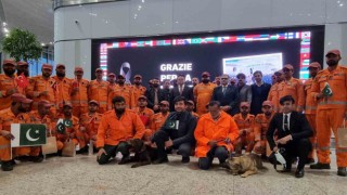 Pakistan arama kurtarma ekibi İstanbuldan tören ile uğurlandı